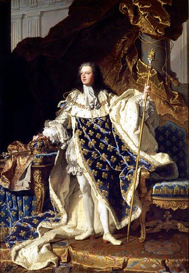 Hyacinthe Rigaud Portrait of Louis XV China oil painting art